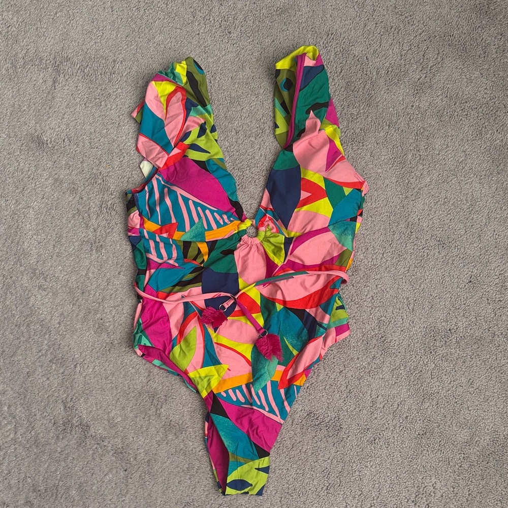 Trina Turk Colorful One-Piece Swimsuit